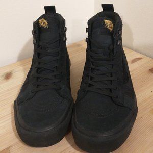 MAKE AN OFFER Black on black suede gore-tex Vans M8
